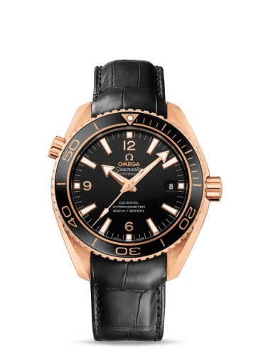 Omega Seamaster Planet Ocean 600M Co-Axial 42 Red Gold / Black / Alligator 232.63.42.21.01.001 (23263422101001)